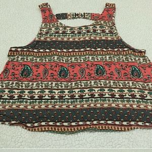 FOREVER 21 back V straps openings top size S